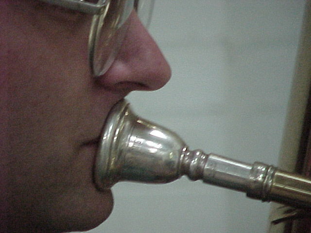 Arnie's nose and mouthpiece